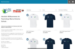 Webshop für Schulkleidung ab sofort online